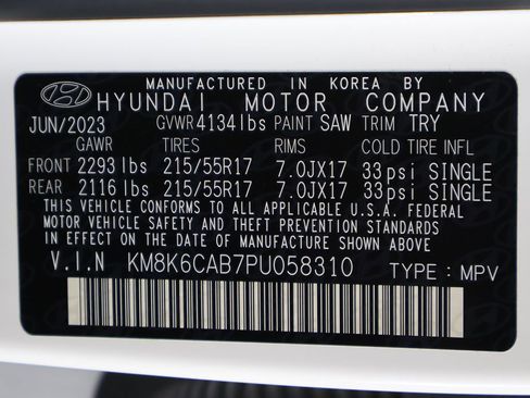 Certified 2023 Hyundai Kona SEL w/ Cargo Package image 41