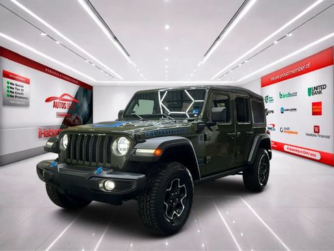 Used 2023 Jeep Wrangler Unlimited Rubicon 4xe w/ Cold Weather Group AWD/4WD image 3
