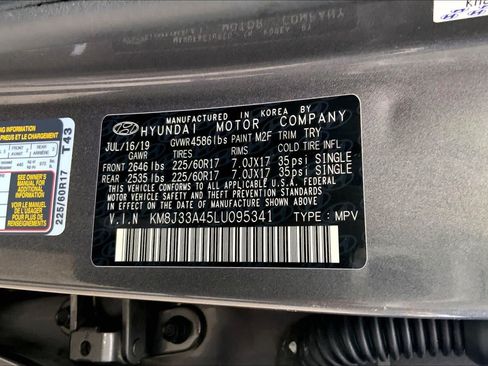 Used 2020 Hyundai Tucson Value w/ Cargo Package FWD image 34