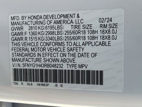 Certified 2024 Honda Pilot EX-L image 36