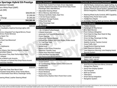 New 2026 Kia Sportage SX Prestige AWD/4WD image 32