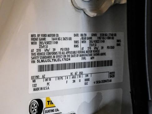 Used 2020 Lincoln Navigator L Reserve w/ Equipment Group 208A Reserve image 56