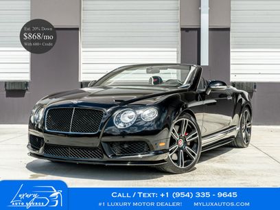 Used 2015 Bentley Continental GT V8 S
