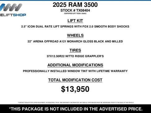 Used 2025 RAM 3500 Laramie w/ Night Edition image 2