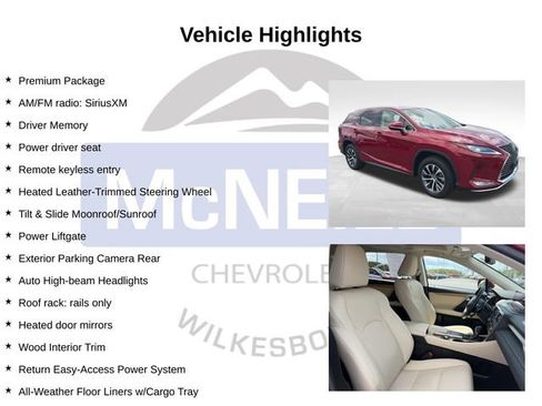 Used 2022 Lexus RX 350L Premium w/ Premium Package AWD/4WD image 10