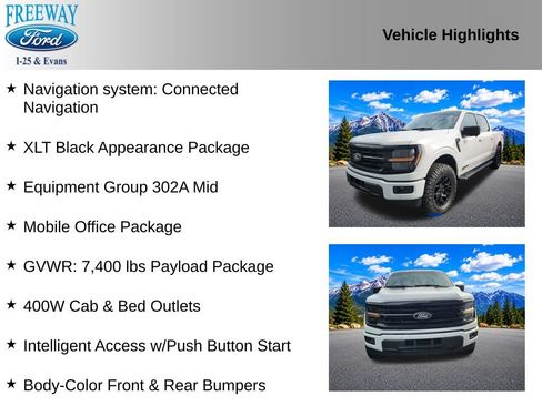 Used 2024 Ford F150 XLT w/ Equipment Group 302A MID AWD/4WD image 2