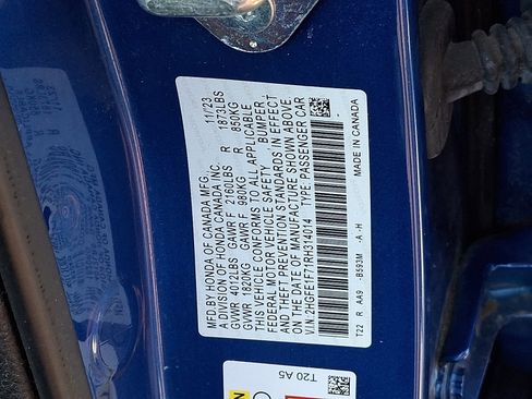 Certified 2024 Honda Civic EX image 27