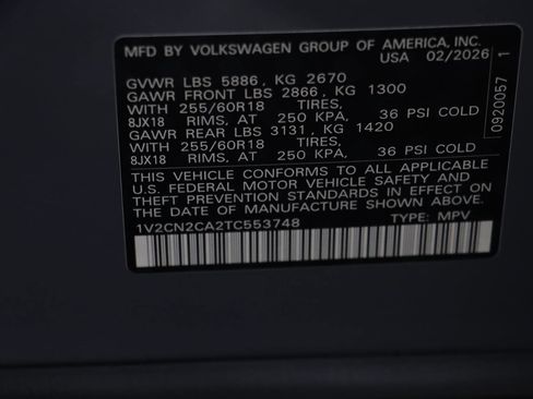 New 2026 Volkswagen Atlas Peak Edition image 24