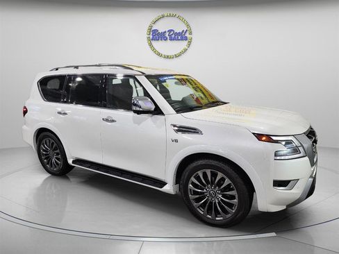 Used 2021 Nissan Armada Platinum w/ Captain's Chairs Package AWD/4WD image 8