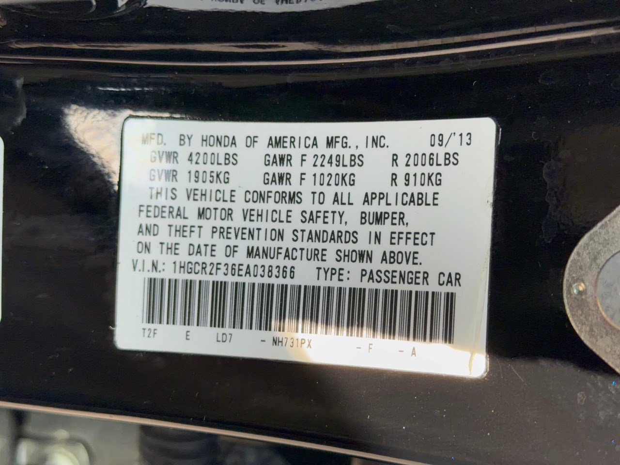 Used 2014 Honda Accord LX image 31