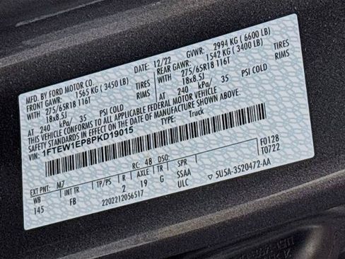Certified 2023 Ford F150 XLT w/ Equipment Group 302A High AWD/4WD image 32