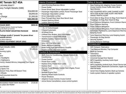 Used 2022 GMC Terrain SLT w/ Tech Package