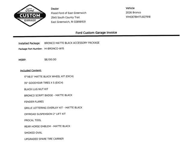 New 2026 Ford Bronco Big Bend AWD/4WD image 2