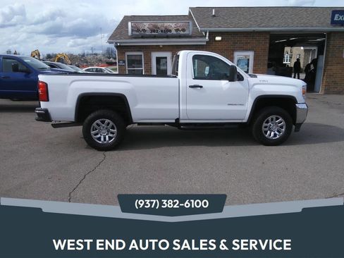Used 2016 GMC Sierra 3500 4x4 Regular Cab w/ Snow Plow Prep Package image 1