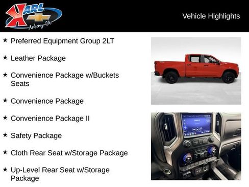 Used 2019 Chevrolet Silverado 1500 LT Trail Boss AWD/4WD image 2