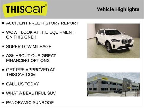 Used 2022 BMW X3 sDrive30i w/ Premium Package w/ZPA RWD image 9