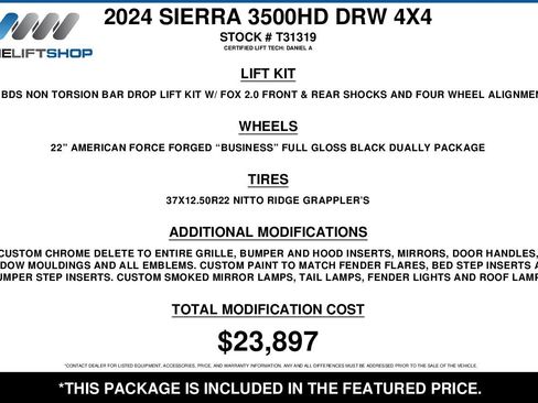 Used 2024 GMC Sierra 3500 Denali w/ Denali Reserve Package image 2
