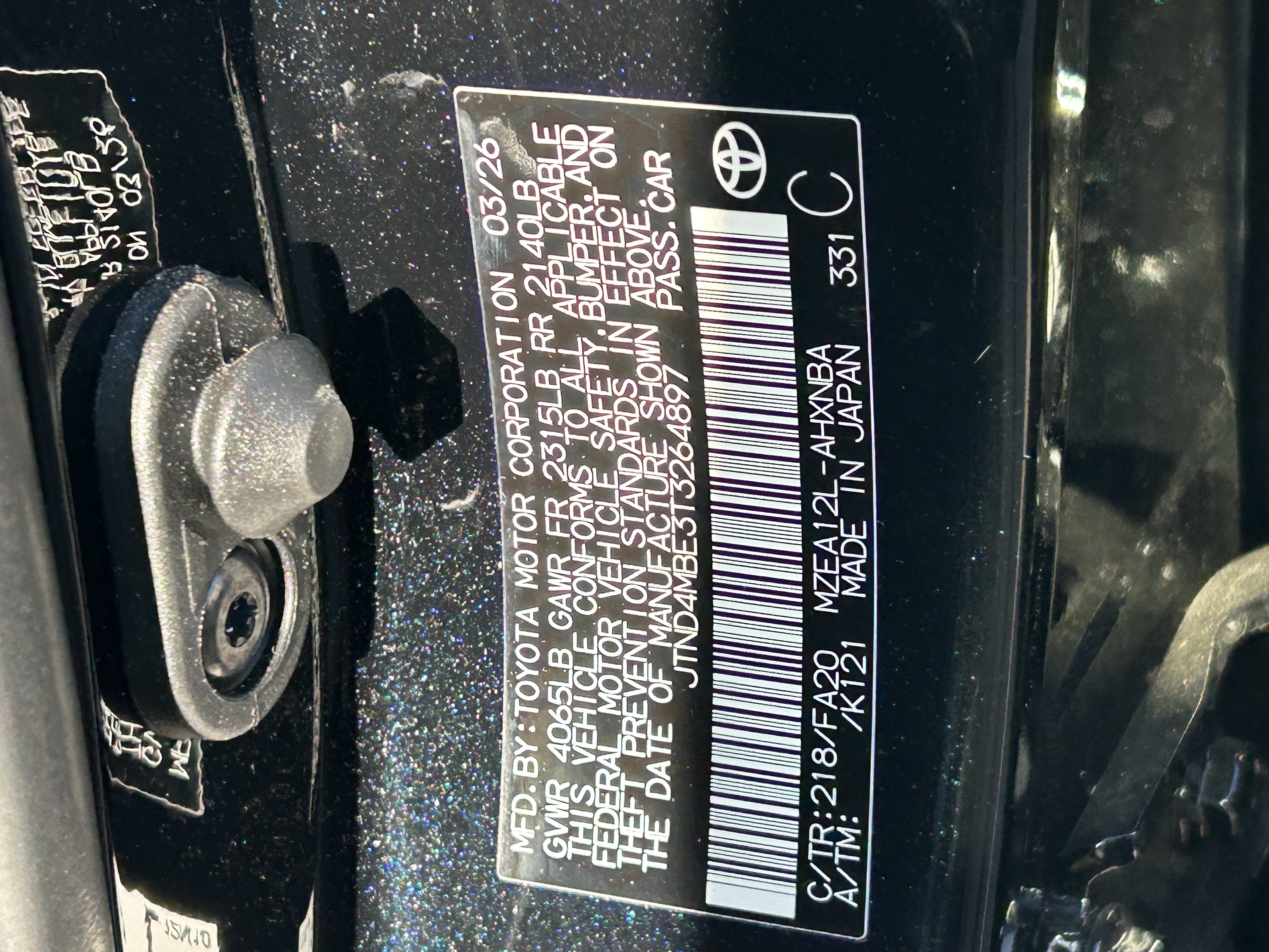 Certified 2026 Toyota Corolla SE FWD image 9