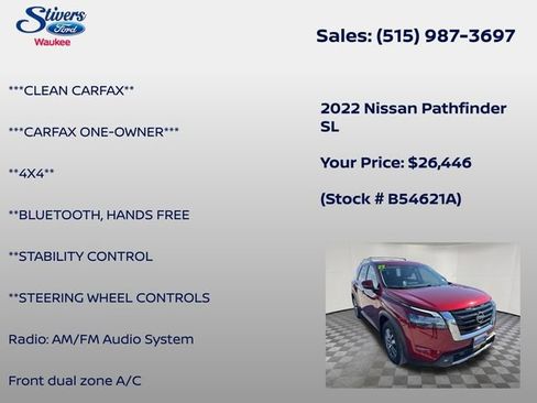 Used 2022 Nissan Pathfinder SL image 15