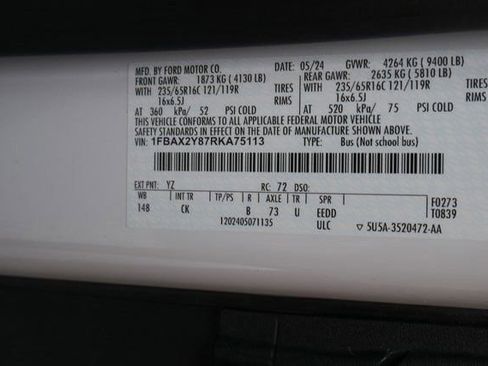 Used 2024 Ford Transit 350 XLT RWD image 23