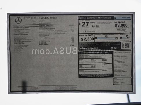 New 2026 Mercedes-Benz E 350 4MATIC image 18