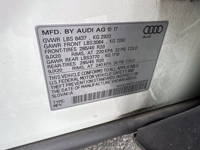 Used 2018 Audi Q7 2.0T Premium Plus w/ Premium Plus Package AWD/4WD image 3