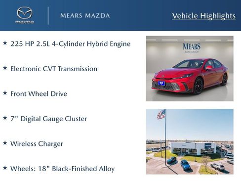 Used 2025 Toyota Camry SE image 2