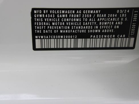Used 2024 Volkswagen GTI SE FWD image 41