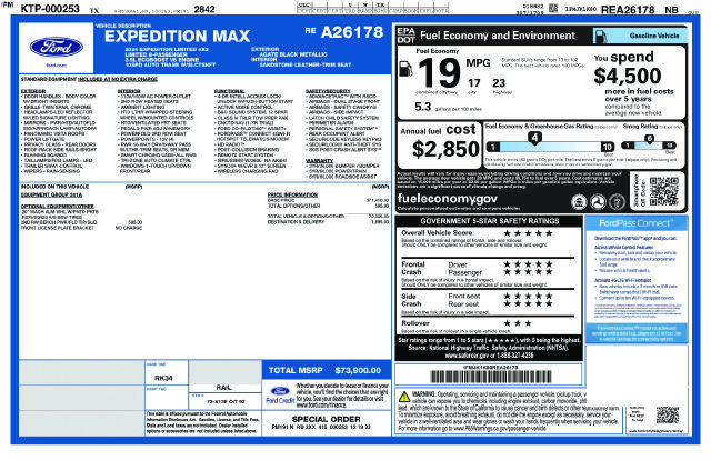 Used 2024 Ford Expedition Max Limited RWD image 4