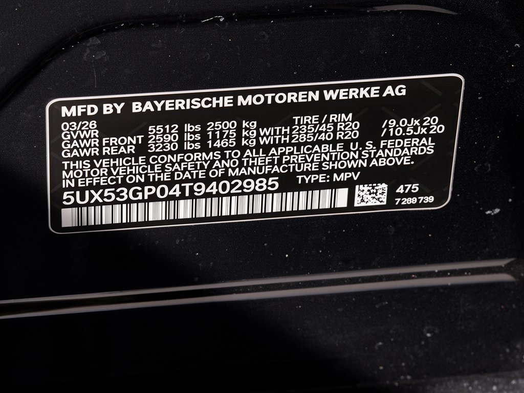 Certified 2026 BMW X3 xDrive30i AWD/4WD image 31