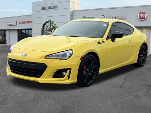 Used 2017 Subaru BRZ Series.Yellow RWD image 3