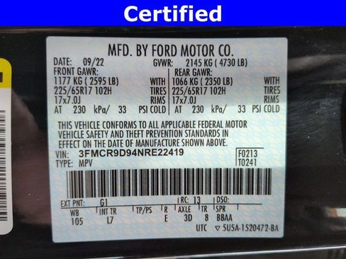 Certified 2022 Ford Bronco Sport Badlands image 23