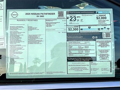 New 2025 Nissan Pathfinder SV image 13