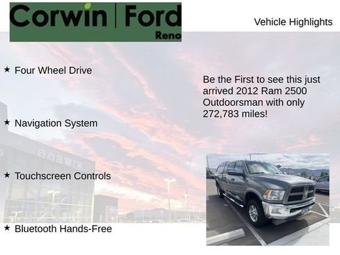 Used 2012 RAM 2500 Outdoorsman AWD/4WD image 4