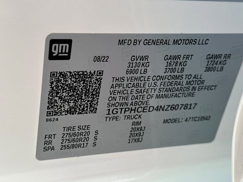 Certified 2022 GMC Sierra 1500 Elevation w/ LPO, Elevation Black Package image 39