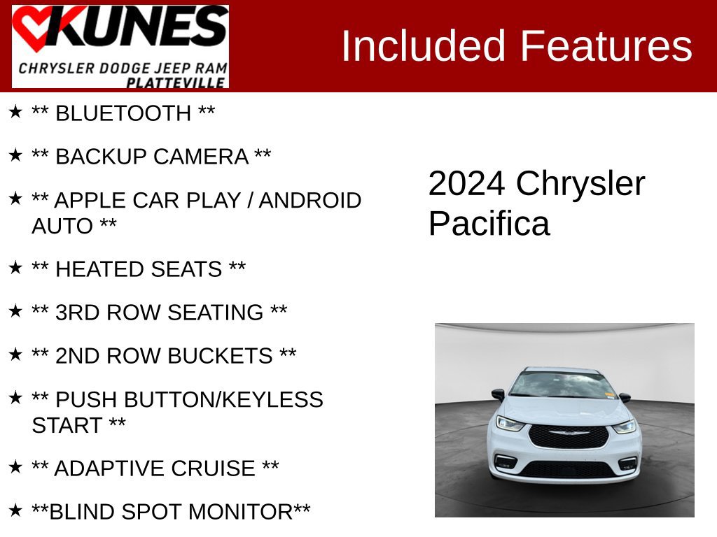 Used 2024 Chrysler Pacifica Touring-L FWD image 2