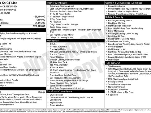 Used 2025 Kia K4 GT-Line FWD image 5