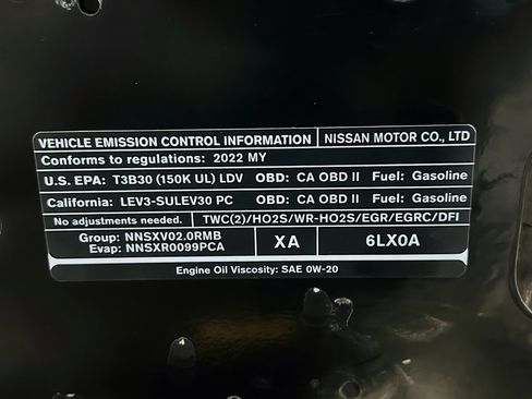 Used 2022 Nissan Sentra SR w/ Midnight Edition FWD image 20