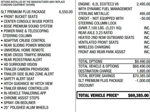 Certified 2023 GMC Sierra 1500 SLT w/ SLT Premium Plus Package image 2