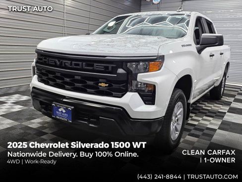 Used 2025 Chevrolet Silverado 1500 W/T AWD/4WD image 1