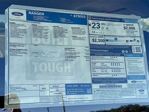 New 2025 Ford Ranger XLT w/ Trailer Tow Package image 18