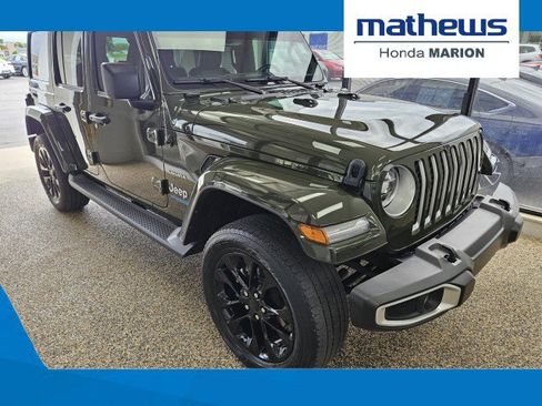 Used 2021 Jeep Wrangler Unlimited Sahara w/ Cold Weather Group AWD/4WD image 1