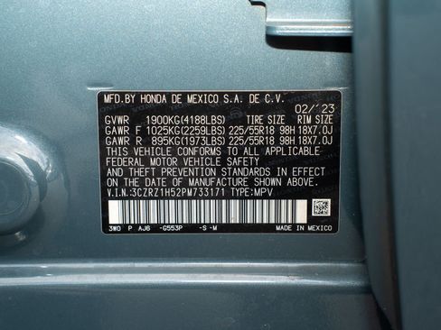 Certified 2023 Honda HR-V Sport image 36