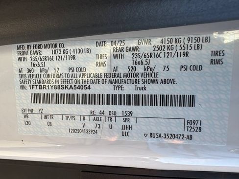 Used 2025 Ford Transit 250 Low Roof w/ Exterior Upgrade Package RWD image 25