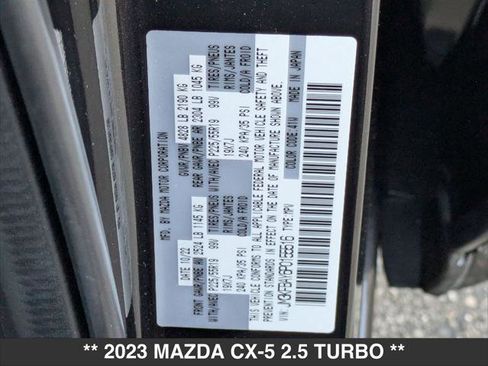 Certified 2023 MAZDA CX-5 AWD 2.5 Turbo image 22