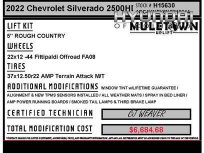 Used 2022 Chevrolet Silverado 2500 LT w/ All Star Edition