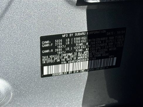Used 2025 Subaru Outback Limited XT w/ Popular Package #2 AWD/4WD image 36
