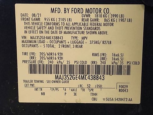 Used 2021 Ford EcoSport SE image 33