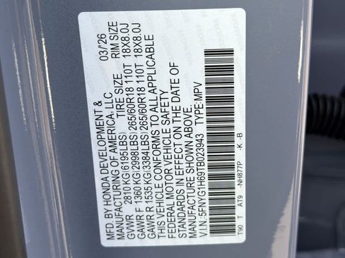 New 2026 Honda Pilot TrailSport image 29
