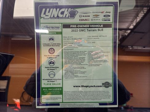 Used 2022 GMC Terrain SLE w/ Driver Convenience Package image 37